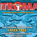 Nitromax Powder Free Nitrile Exam Gloves- Emerald- Blue